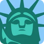 X / Twitter platformu için Statue of Liberty