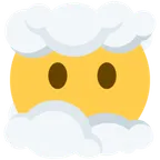 face in clouds for X / Twitter platform