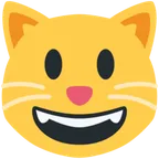 X / Twitter 平台中的 grinning cat