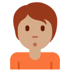 X / Twitter dla platformy person pouting: medium skin tone