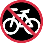 no bicycles for X / Twitter platform