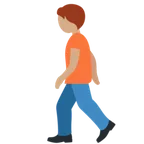 person walking: medium skin tone untuk platform X / Twitter