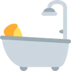 person taking bath για την πλατφόρμα X / Twitter