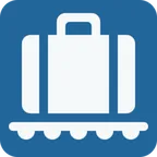 baggage claim för X / Twitter-plattform