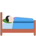 person in bed: light skin tone per la piattaforma X / Twitter