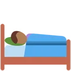 person in bed: medium-dark skin tone per la piattaforma X / Twitter