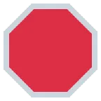 stop sign για την πλατφόρμα X / Twitter