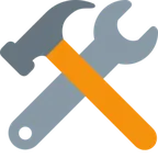 X / Twitter dla platformy hammer and wrench