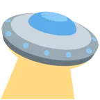 flying saucer for X / Twitter platform
