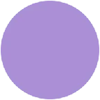 purple circle για την πλατφόρμα X / Twitter