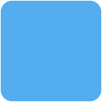 blue square voor X / Twitter platform