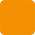 orange square för X / Twitter-plattform