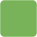 green square สำหรับแพลตฟอร์ม X / Twitter