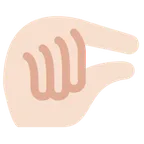 X / Twitter dla platformy pinching hand: light skin tone