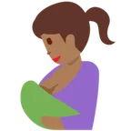 breast-feeding: medium-dark skin tone per la piattaforma X / Twitter