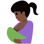 breast-feeding: dark skin tone สำหรับแพลตฟอร์ม X / Twitter