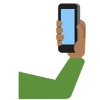 selfie: medium-dark skin tone สำหรับแพลตฟอร์ม X / Twitter