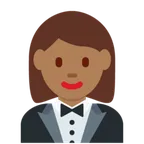 woman in tuxedo: medium-dark skin tone لمنصة X / Twitter
