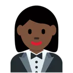 woman in tuxedo: dark skin tone لمنصة X / Twitter