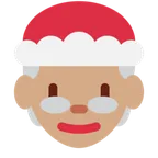 X / Twitter dla platformy Mrs. Claus: medium skin tone