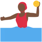 woman playing water polo: dark skin tone για την πλατφόρμα X / Twitter
