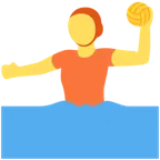 person playing water polo for X / Twitter platform