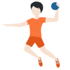 person playing handball: light skin tone pentru platforma X / Twitter
