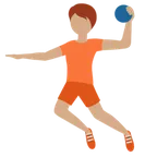 person playing handball: medium skin tone für X / Twitter Plattform