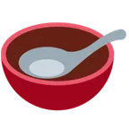 bowl with spoon for X / Twitter platform