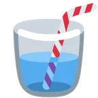 cup with straw per la piattaforma X / Twitter