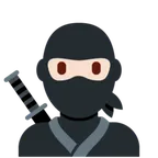 ninja: light skin tone per la piattaforma X / Twitter