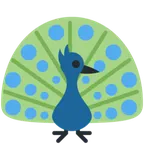 peacock for X / Twitter platform