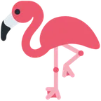 flamingo para a plataforma X / Twitter