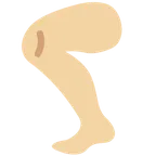 leg: medium-light skin tone untuk platform X / Twitter