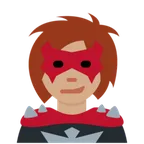 X / Twitter platformu için woman supervillain: medium skin tone