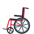 X / Twitter 平台中的 manual wheelchair
