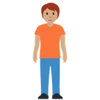 person standing: medium skin tone untuk platform X / Twitter