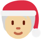 Mx Claus: medium-light skin tone สำหรับแพลตฟอร์ม X / Twitter