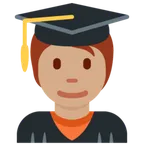 student: medium skin tone สำหรับแพลตฟอร์ม X / Twitter