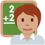 X / Twitter platformon a(z) teacher: medium skin tone képe