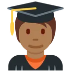 student: medium-dark skin tone til X / Twitter platform