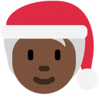 Mx Claus: dark skin tone สำหรับแพลตฟอร์ม X / Twitter