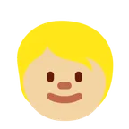 child: medium-light skin tone untuk platform X / Twitter