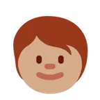 child: medium skin tone untuk platform X / Twitter