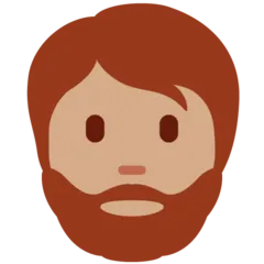 person: medium skin tone, beard pentru platforma X / Twitter