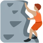 person climbing: medium skin tone pentru platforma X / Twitter