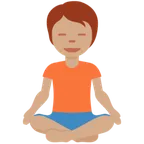 X / Twitter dla platformy person in lotus position: medium skin tone