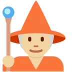 mage: medium-light skin tone pentru platforma X / Twitter