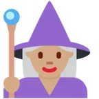 woman mage: medium skin tone pour la plateforme X / Twitter