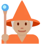 mage: medium skin tone für X / Twitter Plattform